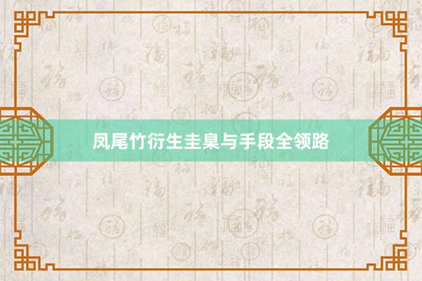 凤尾竹衍生圭臬与手段全领路